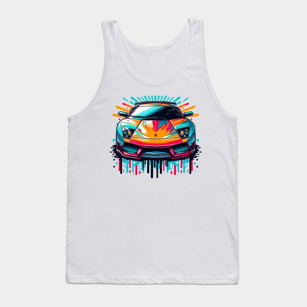 Lamborghini Murcielago Tank Top by Vehicles-Art